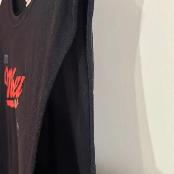 Rare Mickey Avalon Black Cotton Muscle Concert Tee Shirt Merch Retro Y2K Lg/XL - Picture 9 of 10